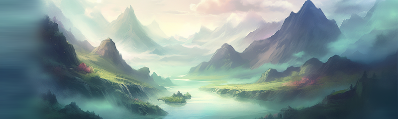 梦幻山河山水中国画背景图,插画/手绘图,插画/手绘图库,插画/手绘图下载,插画/手绘